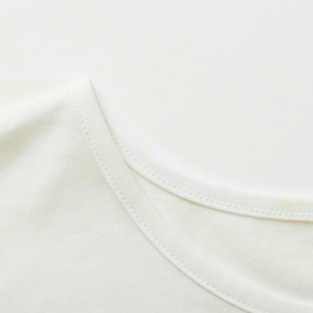 レディース滑らかコットン大人の半袖Tシャツ