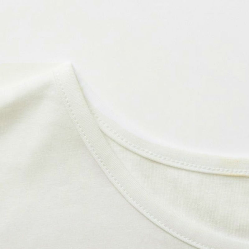 レディース滑らかコットン大人の半袖Tシャツ