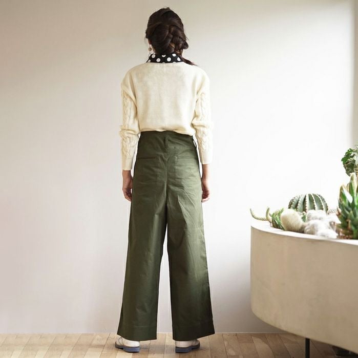 ワイドベイカーパンツもりのがっこうレディース