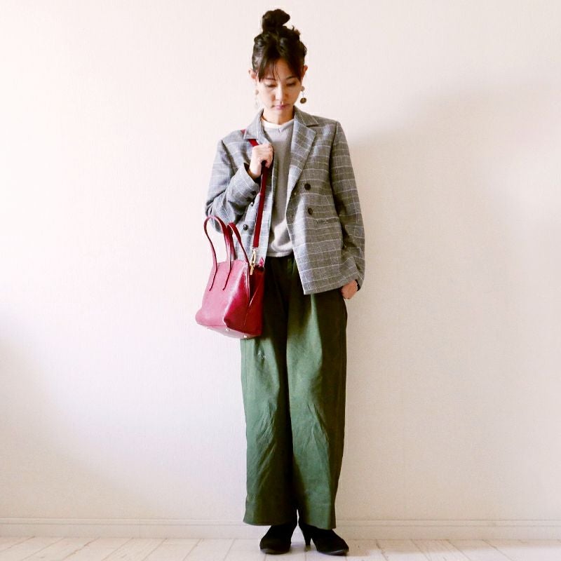 ワイドベイカーパンツもりのがっこうレディース