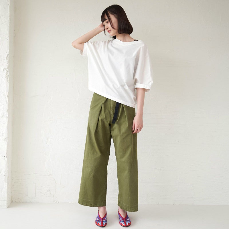 ワイドベイカーパンツもりのがっこうレディース