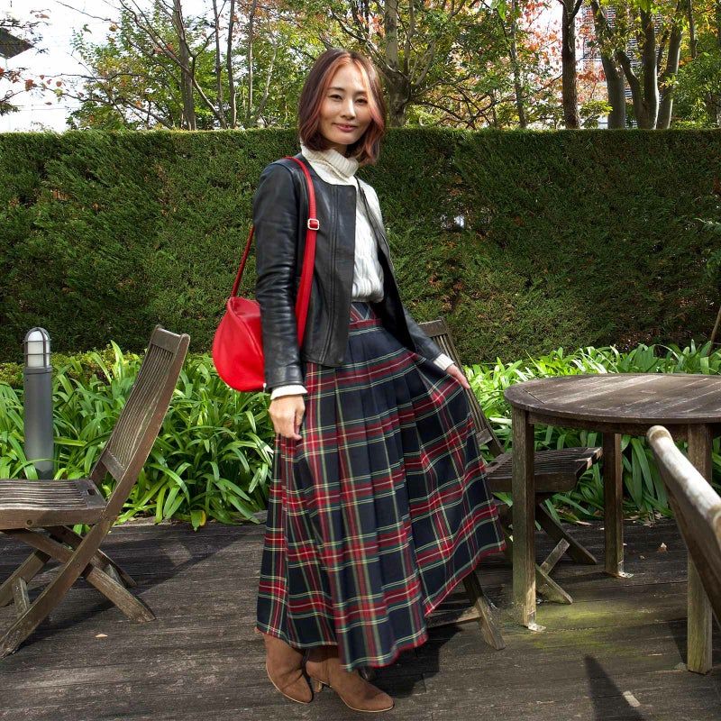 本革ラムレザージャケット黒ブラック レディース