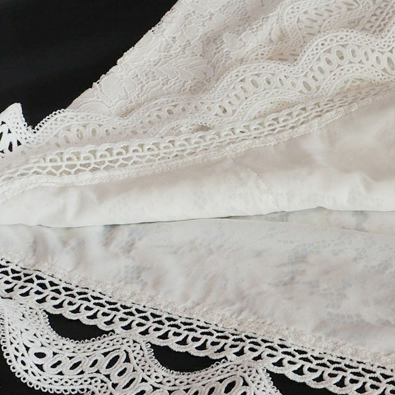 細見えレースブラウスホワイト