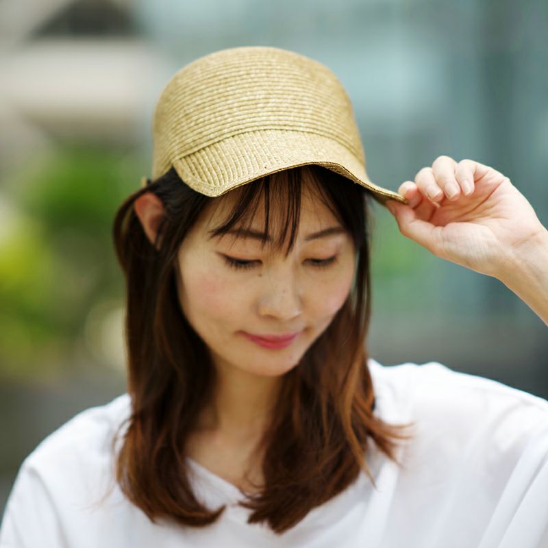 麦わらキャップ (ナチュラルベージュ) | もりのがっこう公式