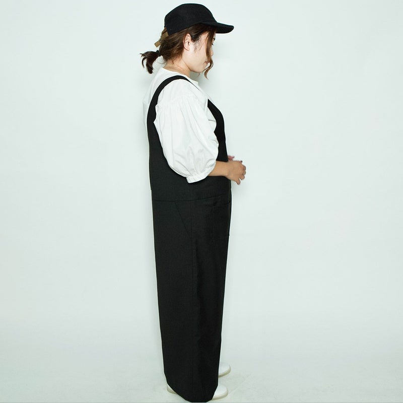 サロペットパンツゆったりプラスサイズ5L