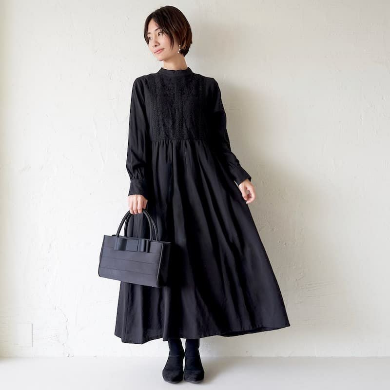 新品‼️もりのがっこう　黒ワンピ　フリーサイズ ワンピース | もりのがっこう公式