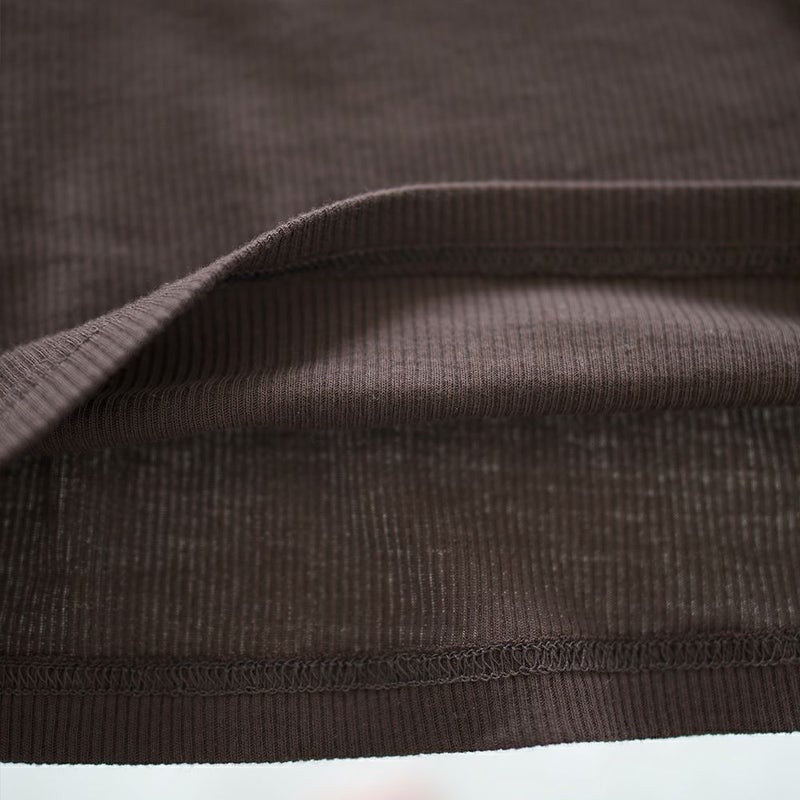 コットンニットブラトップ食い込まないショーツ