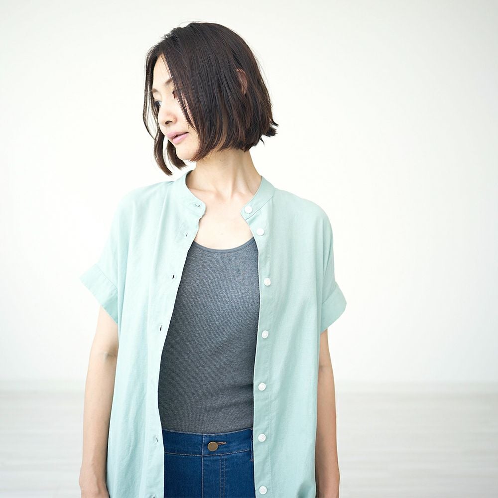 コットンニットブラトップ食い込まないショーツ