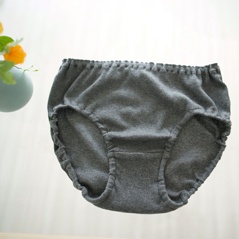 コットンニットブラトップ食い込まないショーツ