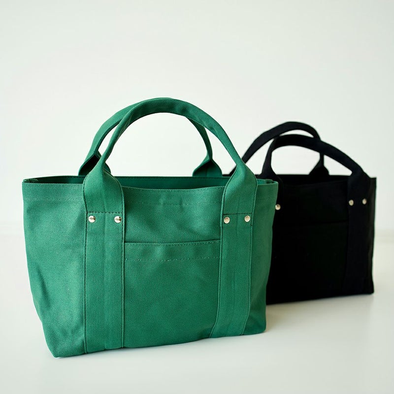 大人の帆布トートバッグふたフラップA4