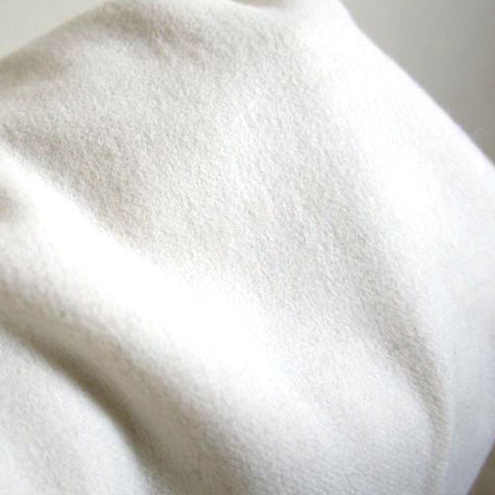 ウール100％大判ストール柔らかオフホワイト