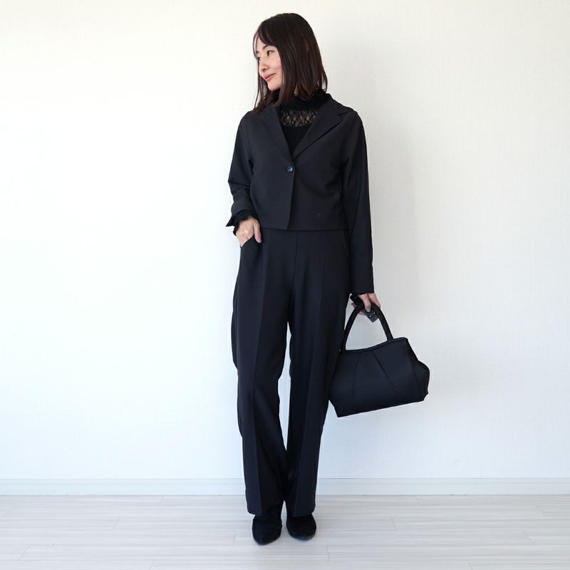 新入社員フレッシュマンブラックパンツスーツ