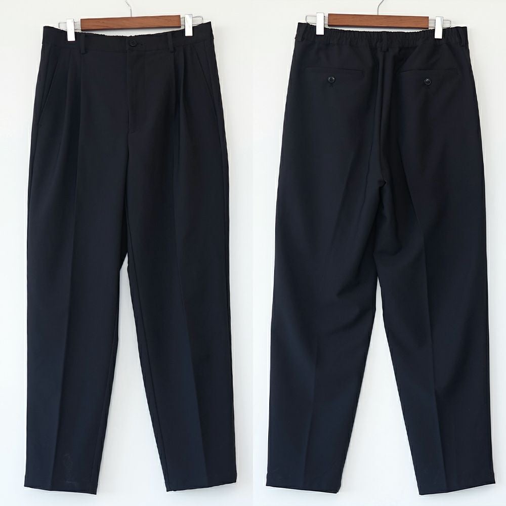 ストレッチスーツ黒ブラックメンズカジュアル後ゴム