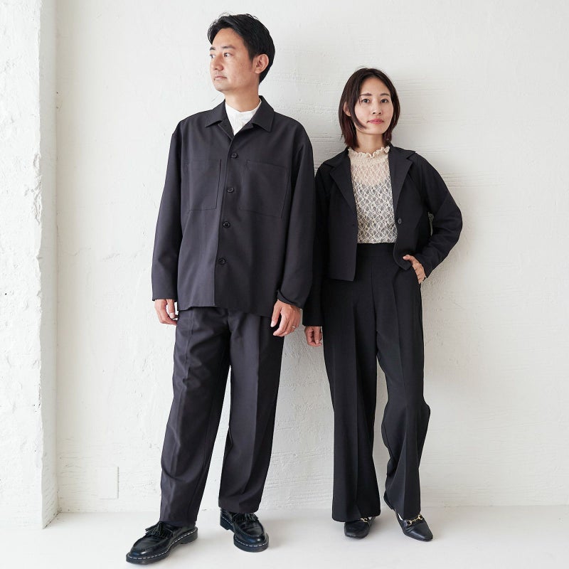 ストレッチスーツ黒ブラックフォーマルメンズカジュアル