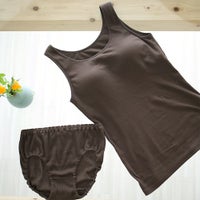 コットン100％ブラトップ＆ショーツセット