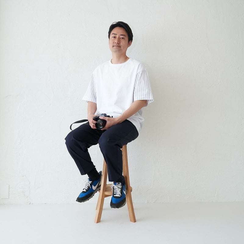 メンズ Tシャツ 夏服 白 ホワイト ストライプ きれいめ もりのがっこう