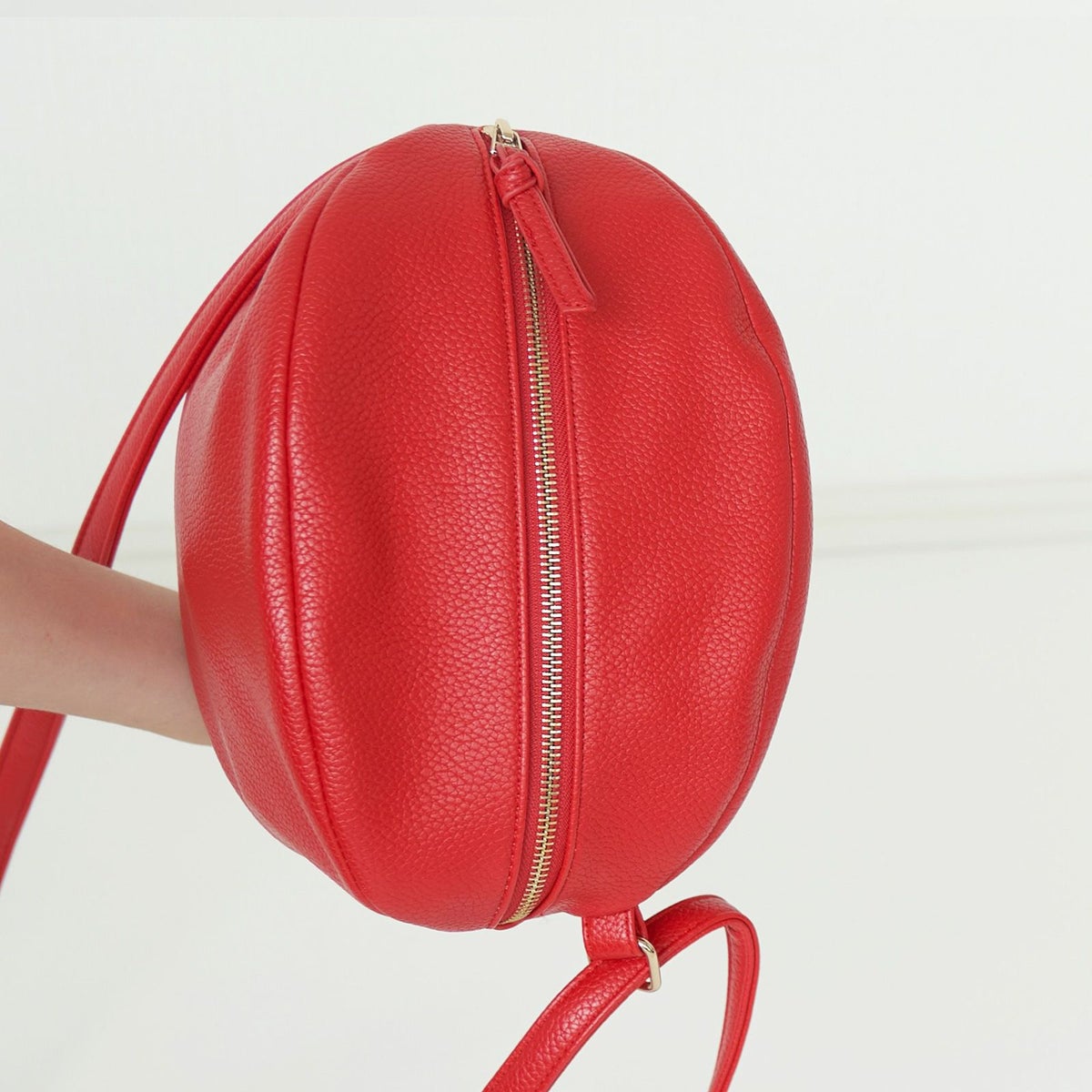 もりのがっこう ころんと丸いポシェット赤レッド ころんとポーチ