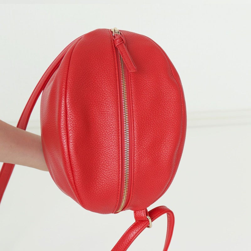 もりのがっこう ころんと丸いポシェット赤レッド ころんとポーチ