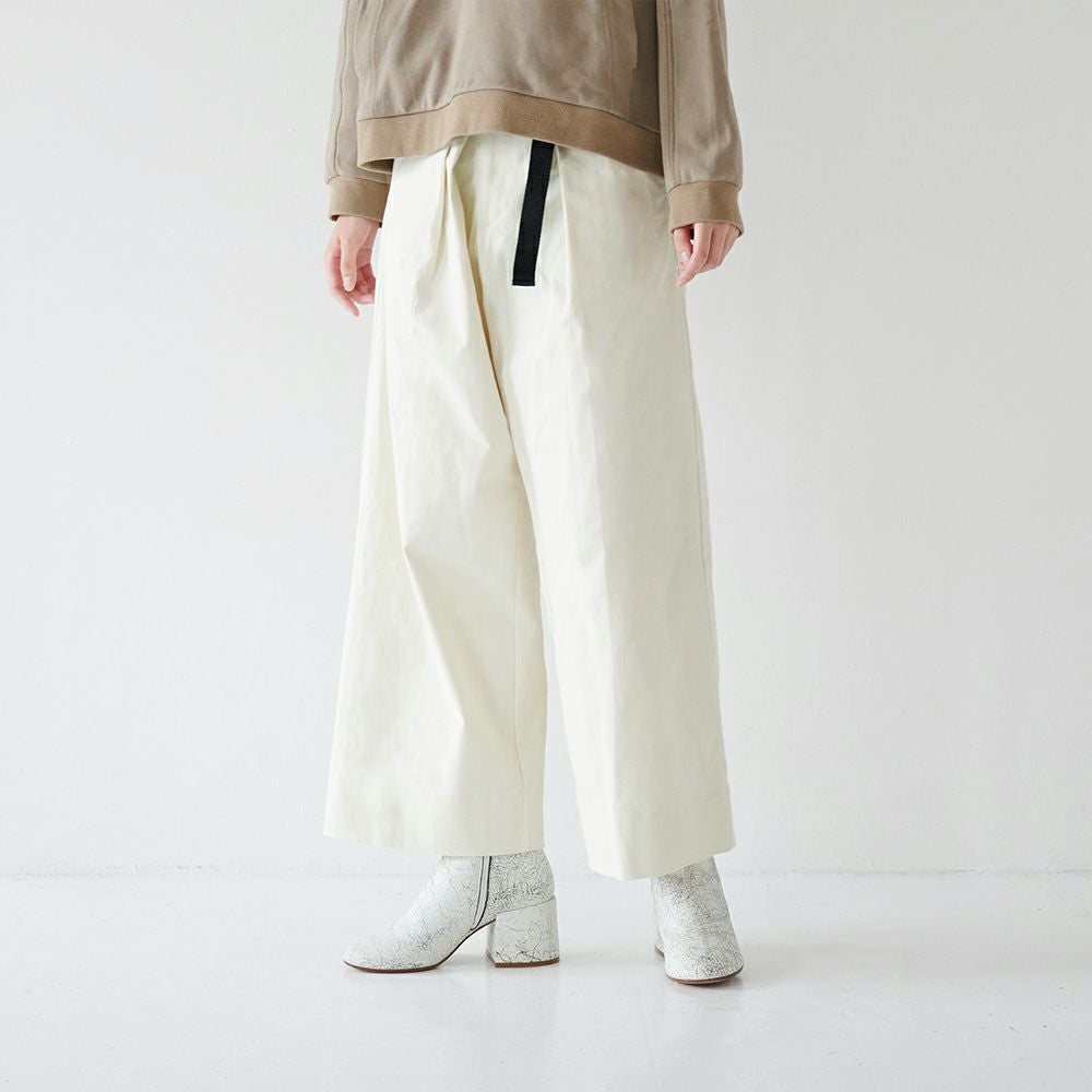 ベイカーパンツ白ホワイトレディース