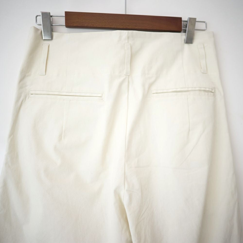 ベイカーパンツ白ホワイトレディース