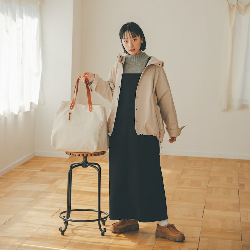 美品 もりのがっこう 撥水加工 マウンテンパーカー ベージュ 撥水加工 マウンテンパーカー（ベージュ） | もりのがっこう公式