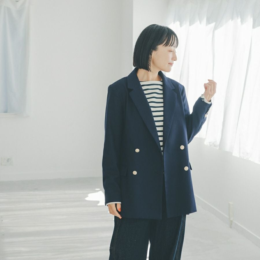ダブルブレストジャケット(ネイビー) 紺ブレ | もりのがっこう公式