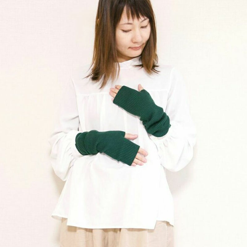 もりのがっこうハンドウォーマー緑グリーン
