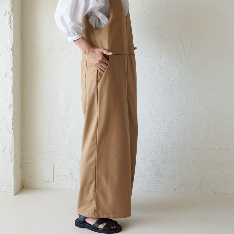 もりのがっこうサロペットパンツキャメル