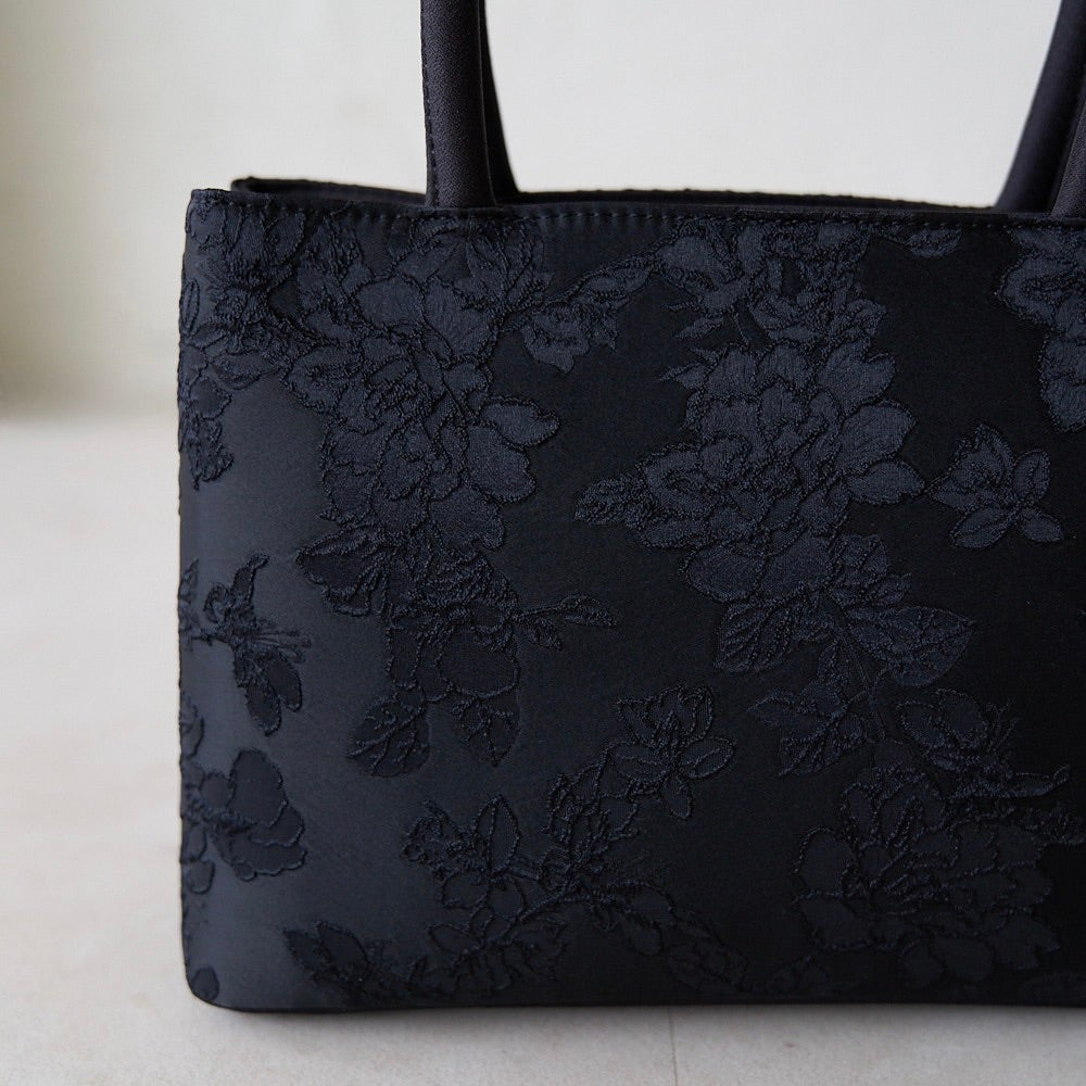 もりのがっこう大きめフォーマルバッグA4収納ブラック黒