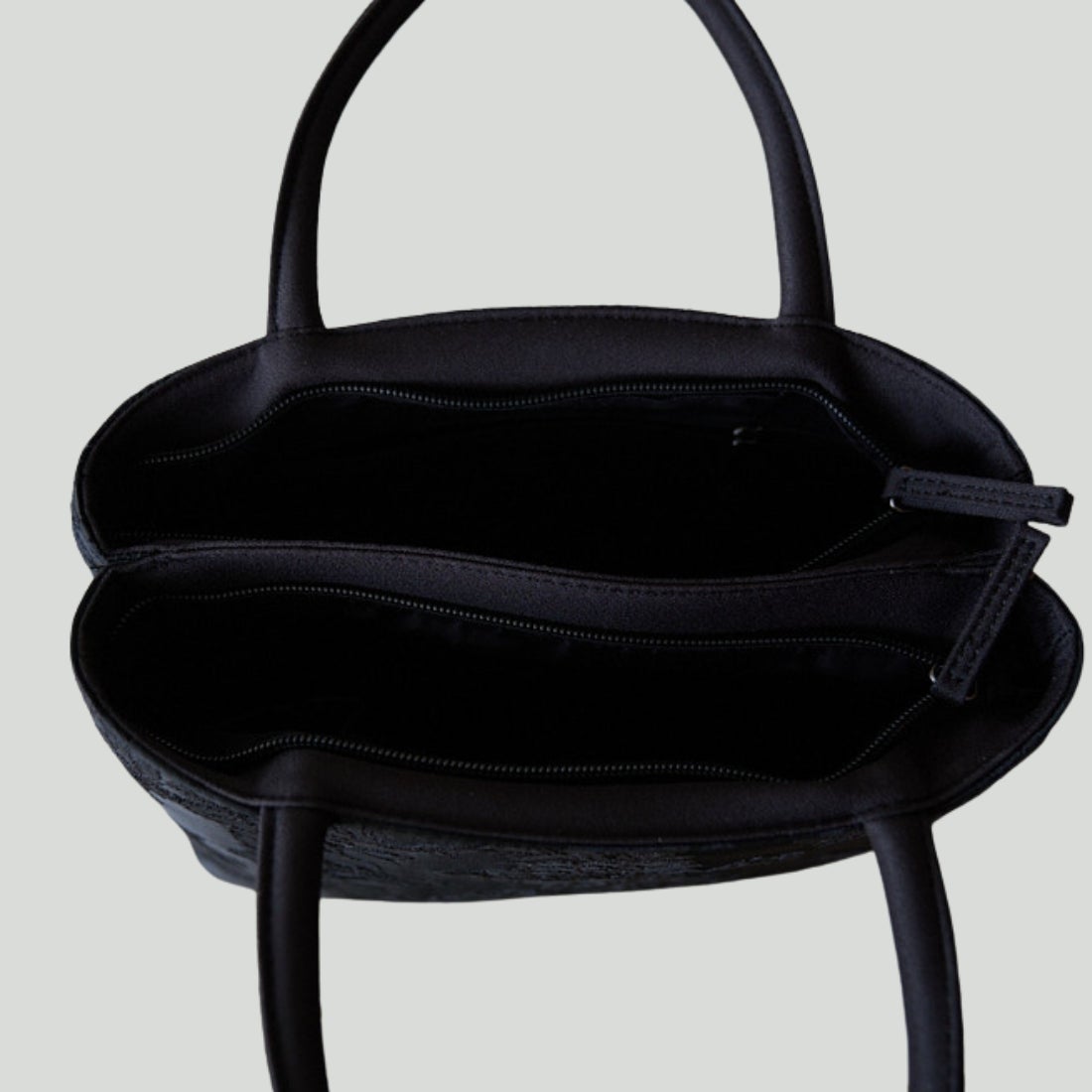 もりのがっこう大きめフォーマルバッグA4収納ブラック黒