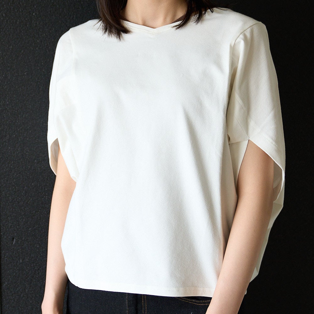 もりのがっこう 変形トップス ドルマンTシャツ