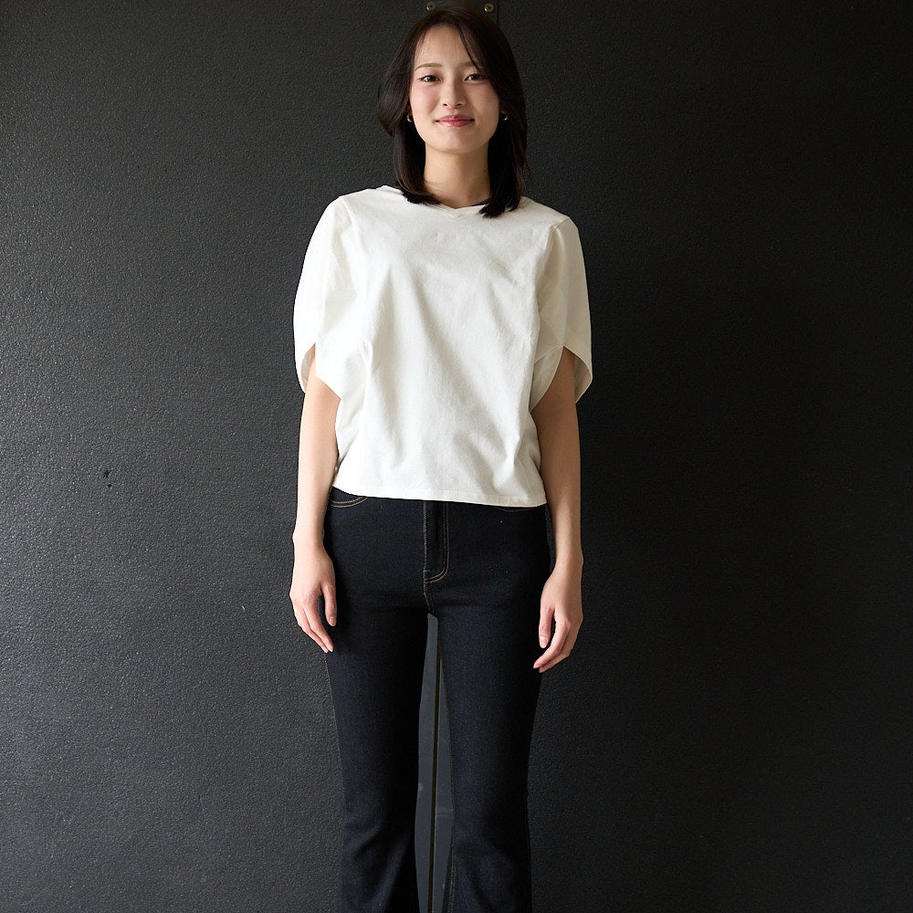 もりのがっこう 変形トップス ドルマンTシャツ