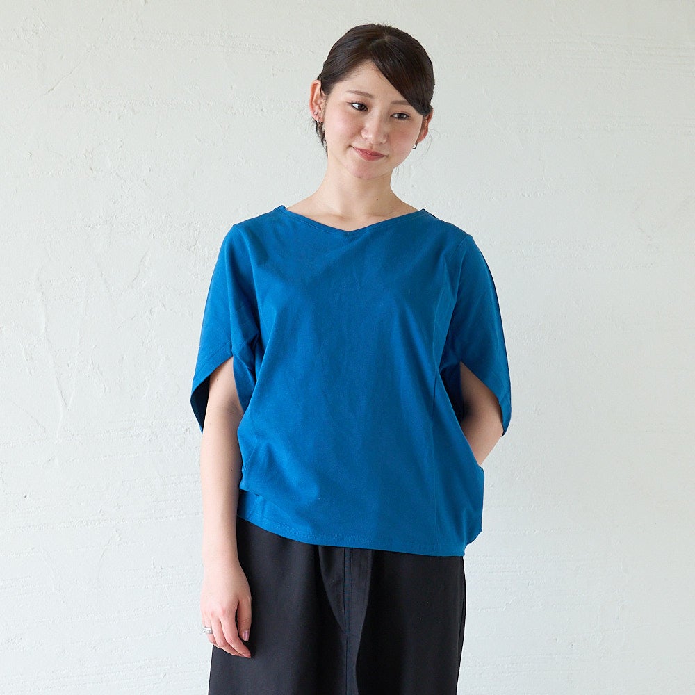 もりのがっこう 変形トップス ドルマンTシャツ