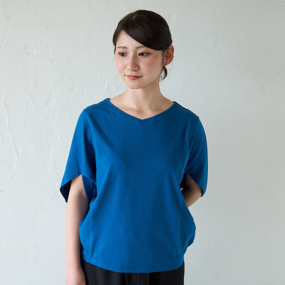 もりのがっこう 変形トップス ドルマンTシャツ