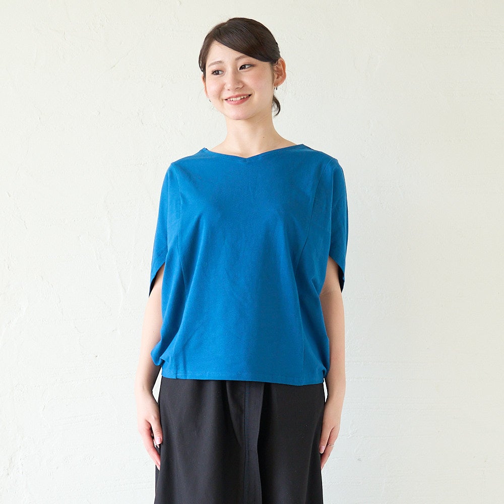 もりのがっこう 変形トップス ドルマンTシャツ