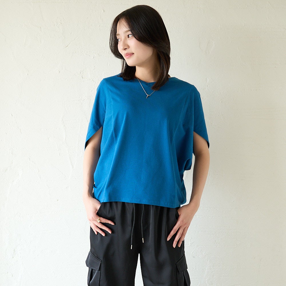 もりのがっこう 変形トップス ドルマンTシャツ