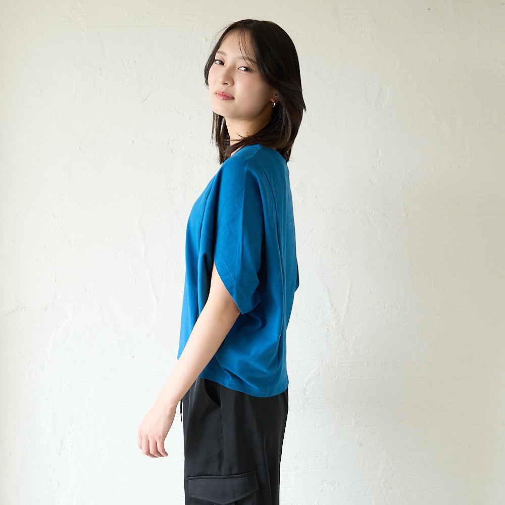 変形トップスドルマンTシャツ（新色 ホワイト・ブルー） | もりのがっ
