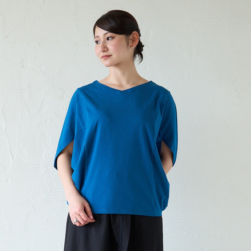 もりのがっこう 変形トップス ドルマンTシャツ