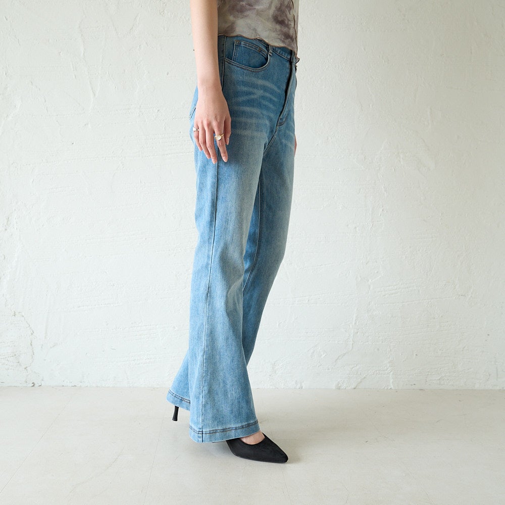 ワイドパンツ（ライトブルー）