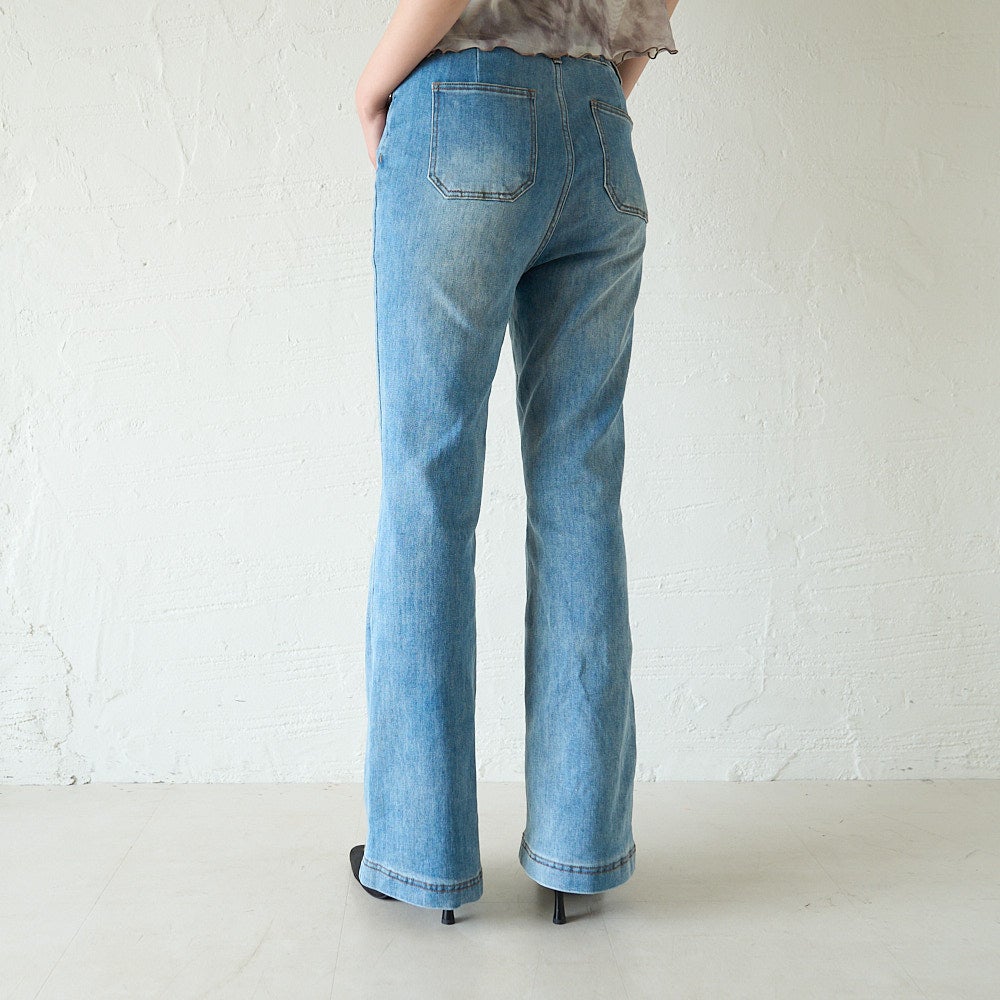 ワイドパンツ（ライトブルー）