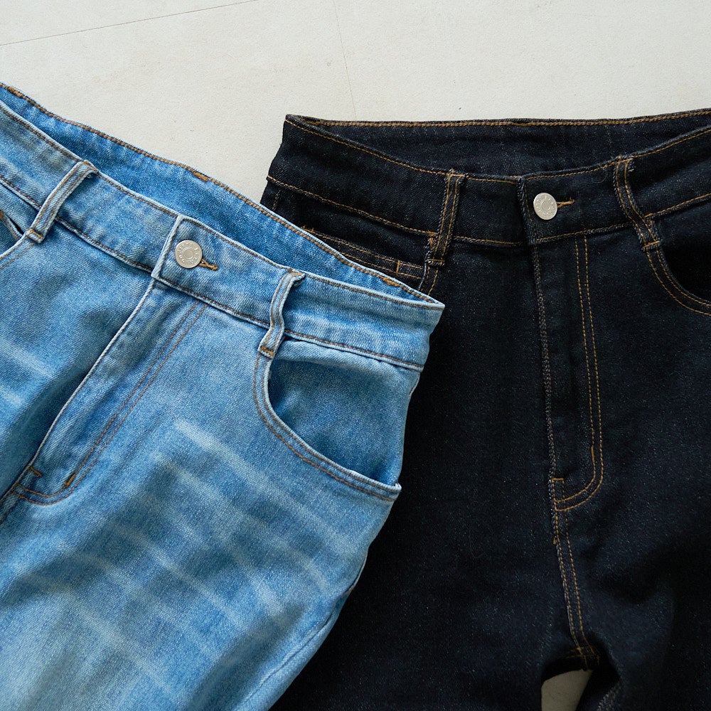 ワイドパンツ（ライトブルー）