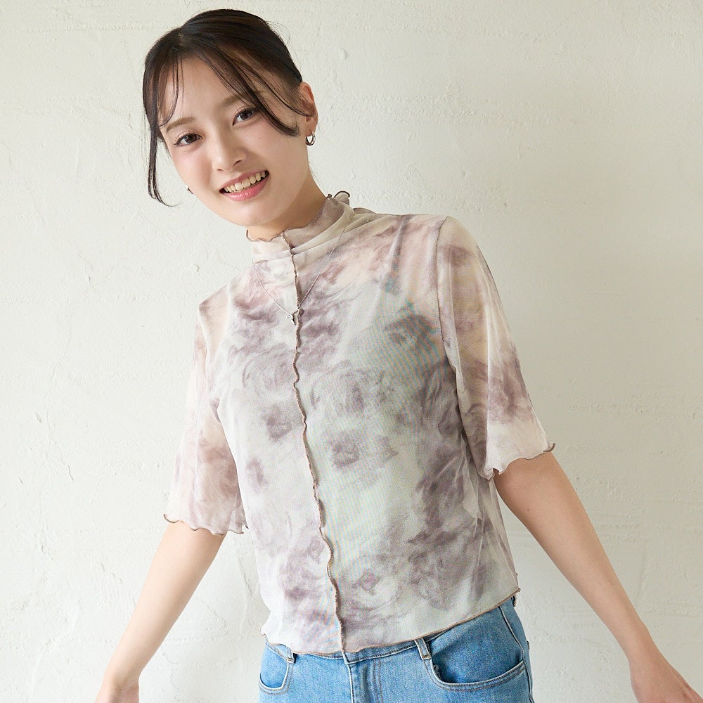 もりのがっこう大人のシアー素材ブラウス