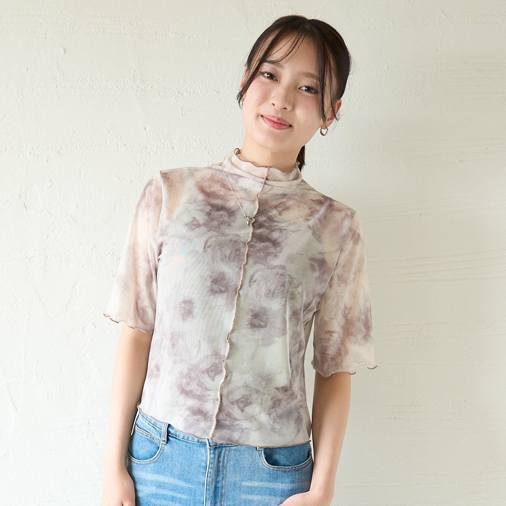 もりのがっこう大人のシアー素材ブラウス