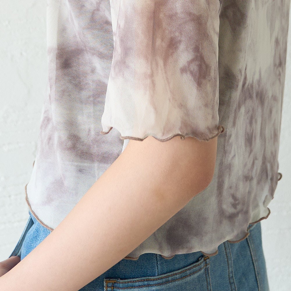 もりのがっこう大人のシアー素材ブラウス