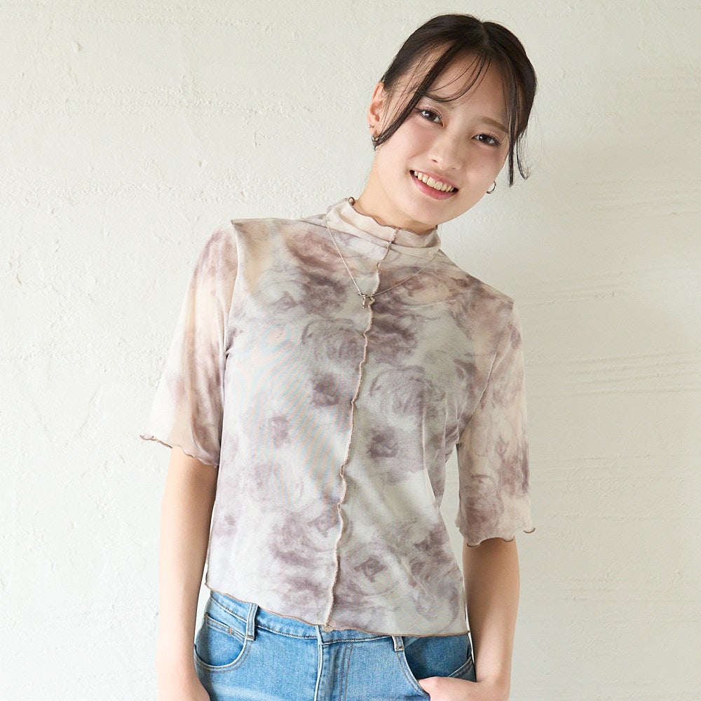 もりのがっこう大人のシアー素材ブラウス