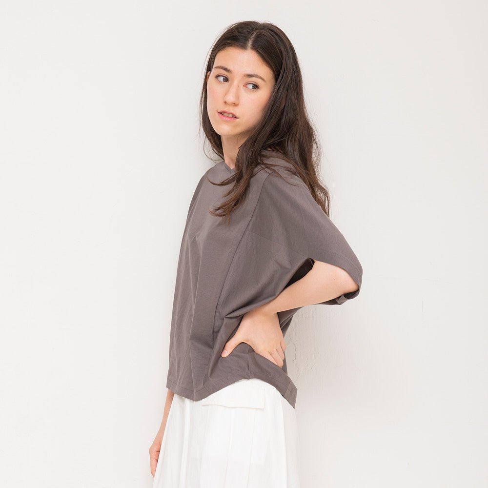もりのがっこう 変形トップス ドルマンTシャツ