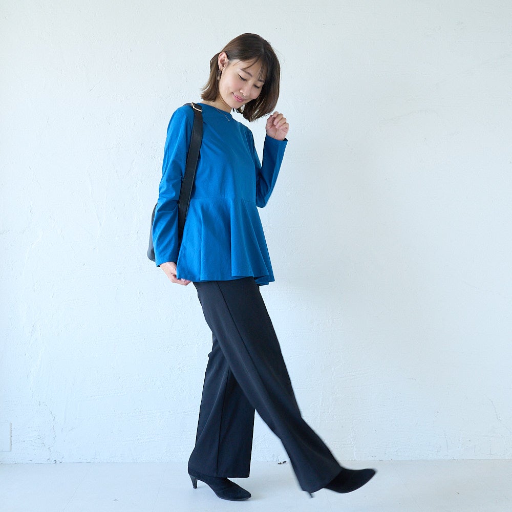 もりのがっこうペプラムシルエット　ロングTシャツレディース