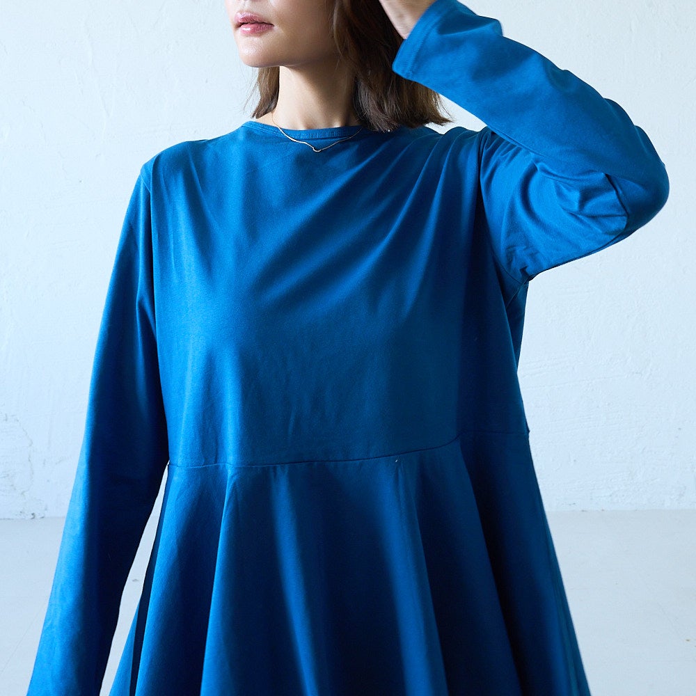 もりのがっこうペプラムシルエット　ロングTシャツレディース