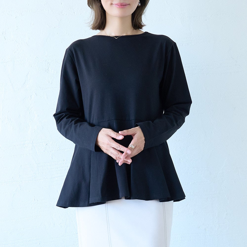 もりのがっこうペプラムシルエット　ロングTシャツレディース