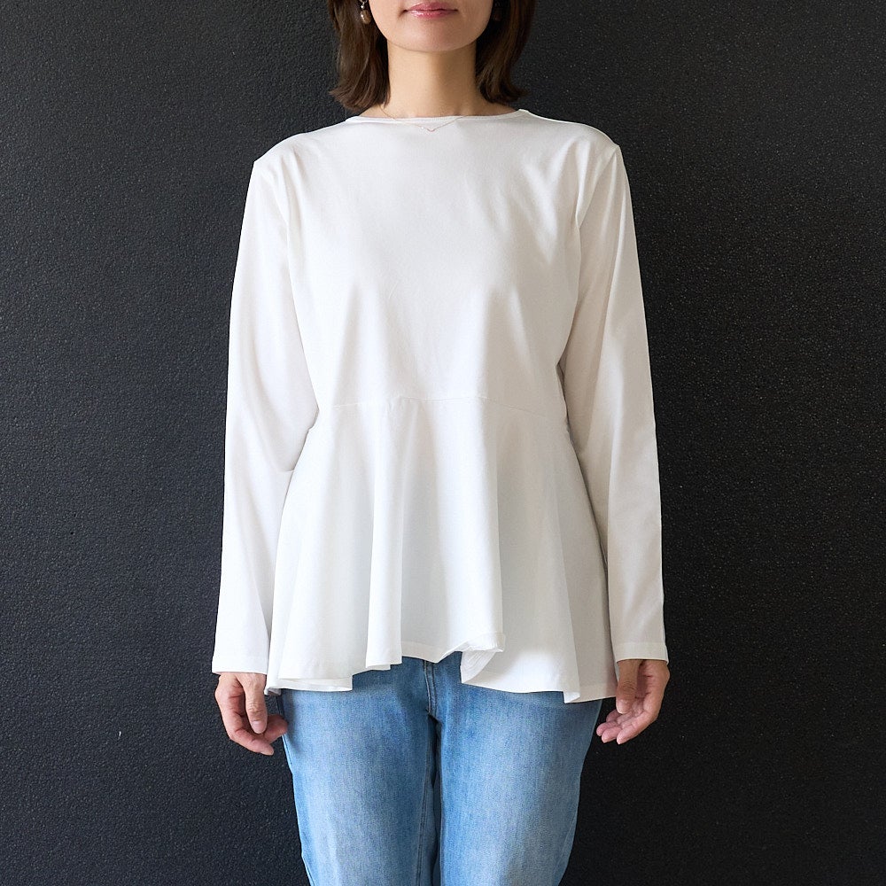もりのがっこうペプラムシルエット　ロングTシャツレディース